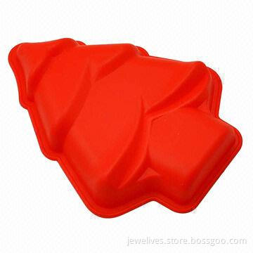 Silicone tree-shaped baking pans